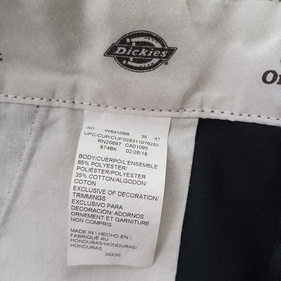 Men's black Dickies 874 pants - Size 35 - Picture 8 of 8
